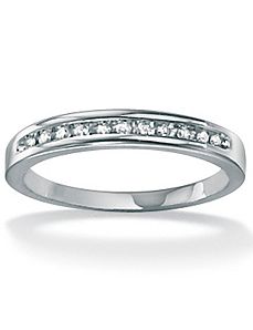 Diamond Anniversary White Gold Ring by PalmBeach Jewelry