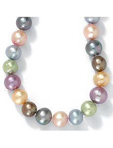 Pearl Silver Necklace 18" by PalmBeach Jewelry