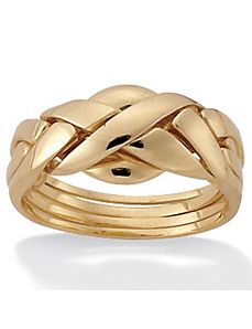 Puzzle Ring by PalmBeach Jewelry