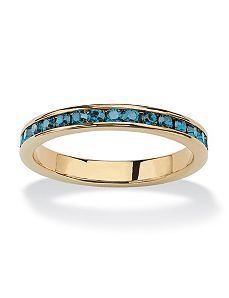 Birthstone Eternity Ring by PalmBeach Jewelry