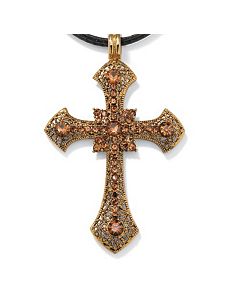 Crystal Cross Pendant by PalmBeach Jewelry