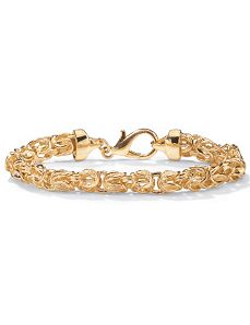 Byzantine-Link Bracelet 9" by PalmBeach Jewelry