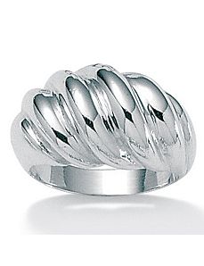 Swirled Dome Ring by PalmBeach Jewelry