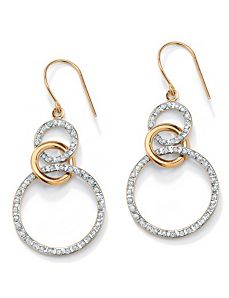 Diamond Fascination Earrings by PalmBeach Jewelry