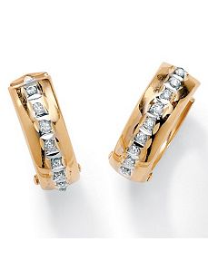 Diamond Fascination Earrings by PalmBeach Jewelry