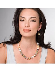Simulated Pearl Necklace by PalmBeach Jewelry