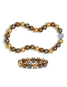 Shell Pearl Jewelry Set by PalmBeach Jewelry