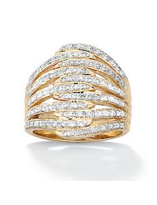 Diamond Dome Ring by PalmBeach Jewelry