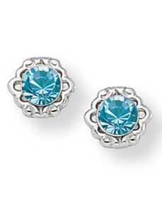 Birthstone Earrings by PalmBeach Jewelry