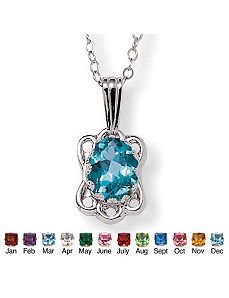 Birthstone Pendant by PalmBeach Jewelry