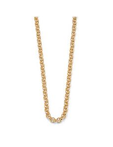 Interlocking-Link Necklace by PalmBeach Jewelry
