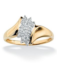 Diamond Accent Cluster Ring by PalmBeach Jewelry