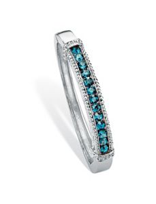 Silvertone Birthstone Bracelet by PalmBeach Jewelry
