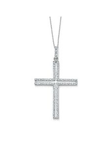 Diamond Cross Pendant by PalmBeach Jewelry