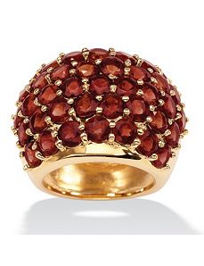 Garnet Dome Ring by PalmBeach Jewelry