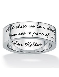 Inspirational Helen Keller Band by PalmBeach Jewelry