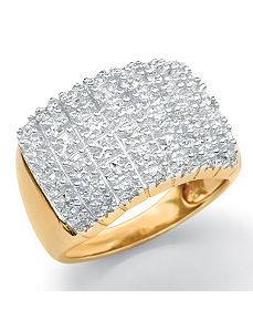 Diamond Pave Cluster Ring by PalmBeach Jewelry