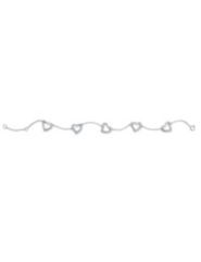 Multi-Heart Ankle Bracelet by Palm Beach Jewelry