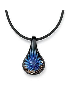 Multi-Colored Glass Pendant by PalmBeach Jewelry