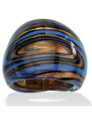 Multi-Colored Glass Dome Ring by Palm Beach Jewelry