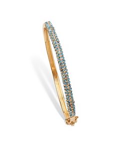 Birthstone Bangle Bracelet by PalmBeach Jewelry
