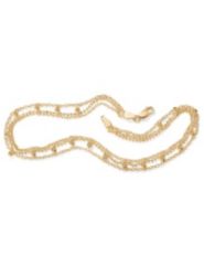 Triple-Strand Ankle Bracelet by Palm Beach Jewelry