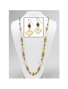 Geometric Lucite Jewelry Set by PalmBeach Jewelry