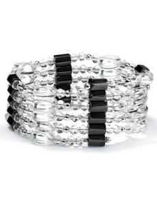 Beaded Hematite Necklace/Bracelet by PalmBeach Jewelry