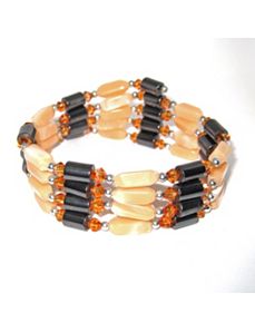 Beaded Hematite Necklace/Bracelet by PalmBeach Jewelry