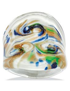 Multi-Colored Glass Ring by PalmBeach Jewelry