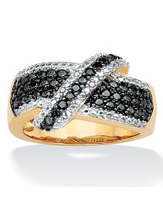 Black and White Diamond Ring by PalmBeach Jewelry
