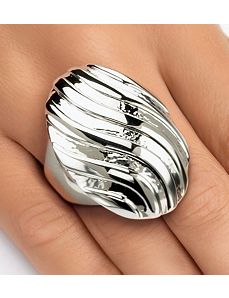 Swirled Dome Ring by PalmBeach Jewelry