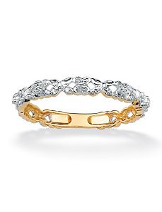 Diamond Accent Eternity Band by PalmBeach Jewelry