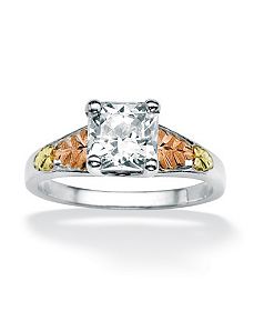 Princess-Cutcubic zirconia Ring by PalmBeach Jewelry