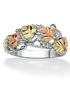 Multi-Leaf and Vine Ring by PalmBeach Jewelry