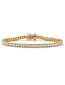 Cubic Zirconia Tennis Bracelet by PalmBeach Jewelry