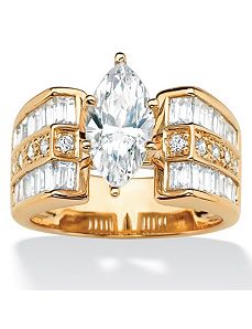 Cubic Zirconia Ring by PalmBeach Jewelry