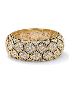 Multi-Crystal Hexagon Bracelet by PalmBeach Jewelry