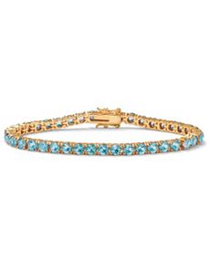 Round Birthstone Tennis Bracelet by PalmBeach Jewelry