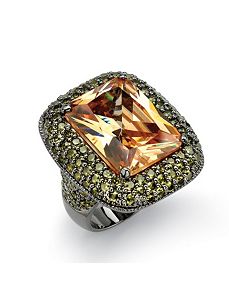 Champagnecubic zirconia Ring by PalmBeach Jewelry