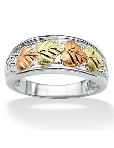 Leaf Motif Ring by PalmBeach Jewelry