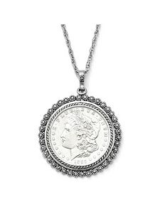 Morgan Lady Liberty Dollar Pendant by PalmBeach Jewelry