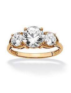 Roundcubic zirconia Anniversary Ring by PalmBeach Jewelry
