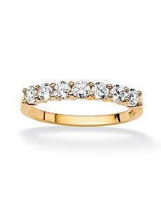 Roundcubic zirconia Ring by PalmBeach Jewelry