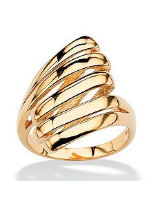 Multi-Row Dome Ring by PalmBeach Jewelry