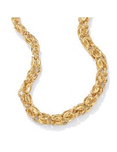 Byzantine-Link Necklace by PalmBeach Jewelry