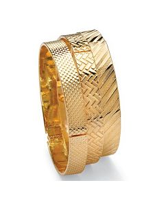 Set of Three Bangle Bracelets by PalmBeach Jewelry