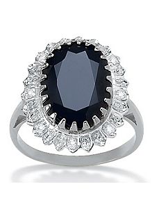 Midnight Blue Sapphire Ring by PalmBeach Jewelry