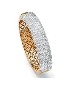 Roundcubic zirconia Bangle Bracelet by PalmBeach Jewelry