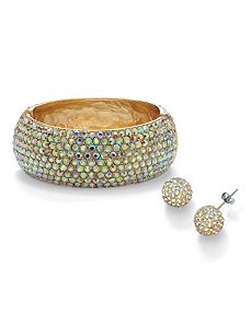 Aurora Borealis Crystal Set by PalmBeach Jewelry